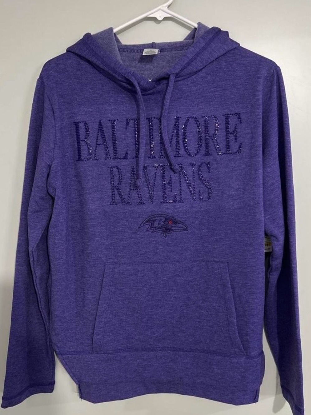 NFL Baltimore Ravens Purple Crewneck Hoodie